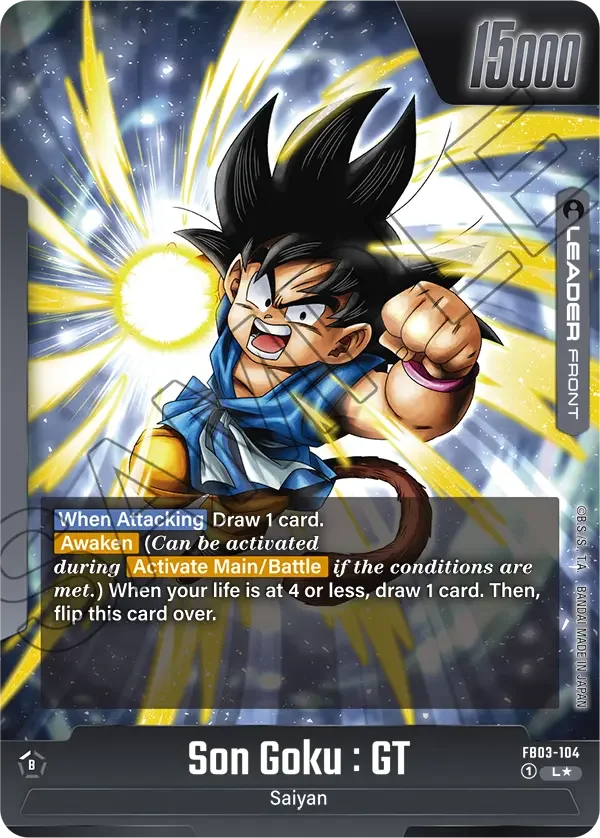 Son Goku : GT, Raging Roar FB03-104