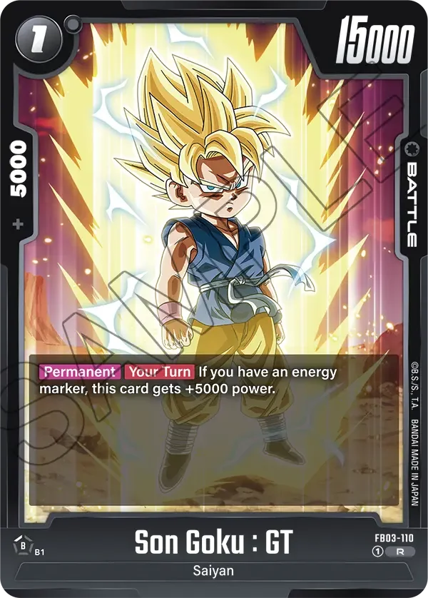 Son Goku : GT, Raging Roar FB03-110
