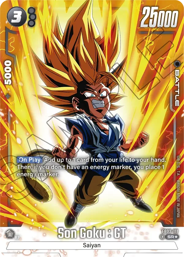 Son Goku : GT, Raging Roar FB03-111