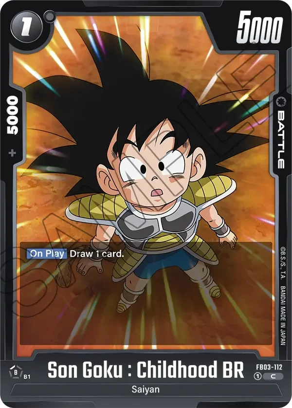 Son Goku : Childhood BR, Raging Roar FB03-112