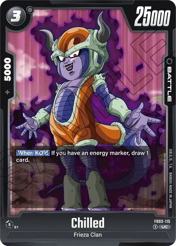 Chilled, Raging Roar FB03-115