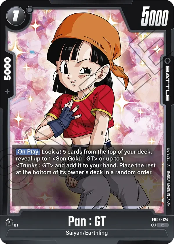 Pan : GT, Raging Roar FB03-124