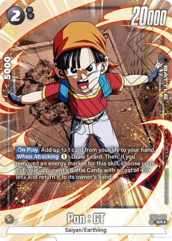 Pan : GT, Raging Roar FB03-125