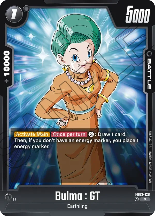 Bulma : GT, Raging Roar FB03-128