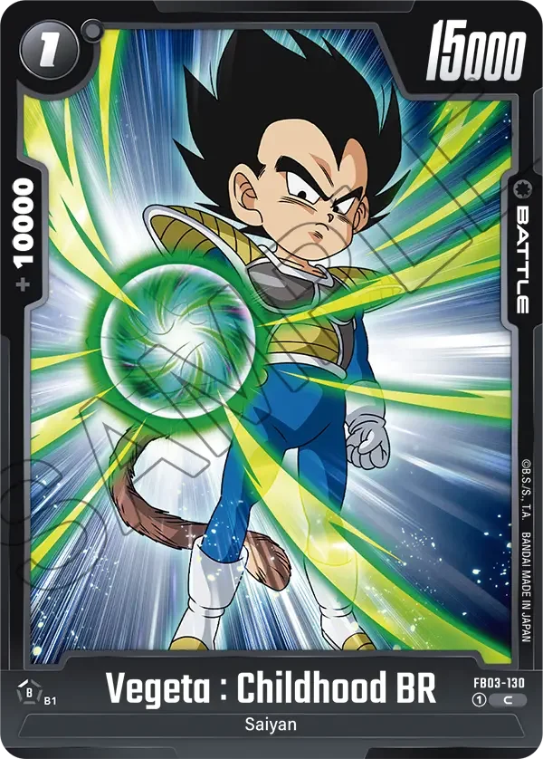 Vegeta : Childhood BR, Raging Roar FB03-130