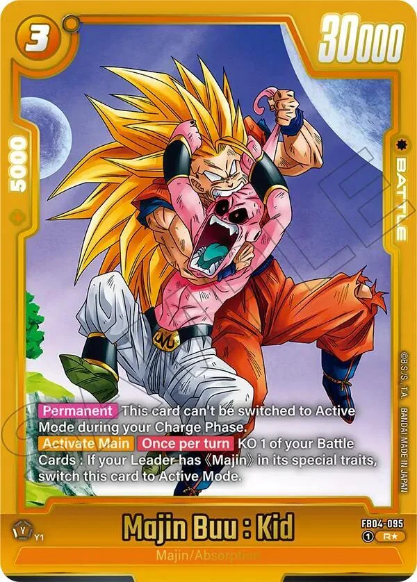 Majin Buu : Kid, Ultra Limit Alternate Art Reprints FB04-095