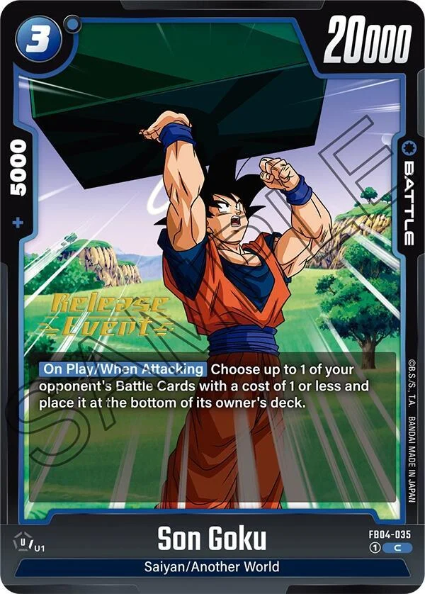 Son Goku, Ultra Limit Release Event Cards FB04-035