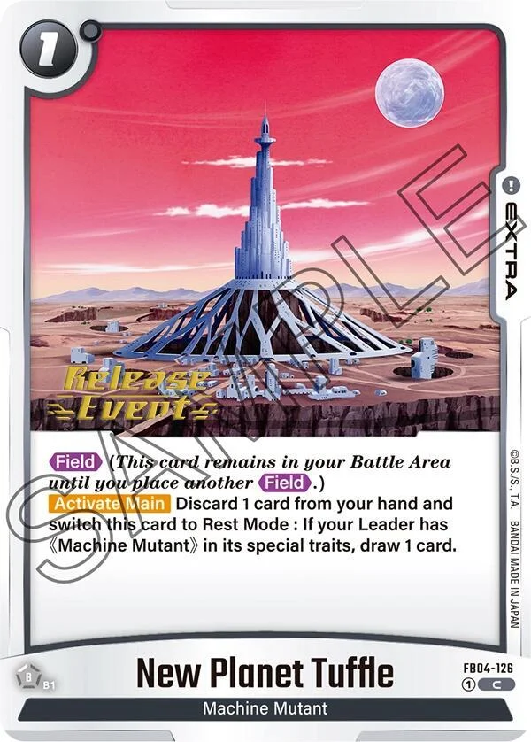New Planet Tuffle, Ultra Limit Release Event Cards FB04-126