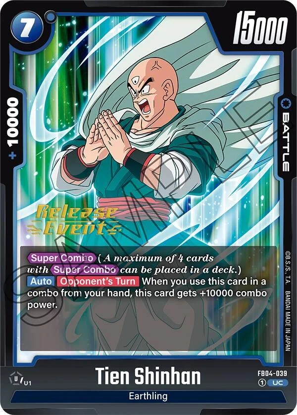 Tien Shinhan, Ultra Limit Release Event Cards FB04-039