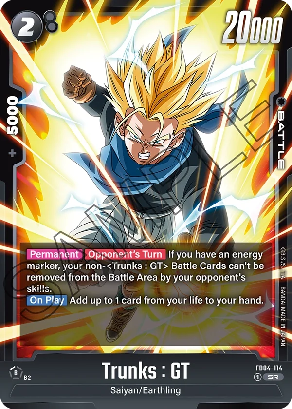Trunks : GT, Ultra Limit FB04-114