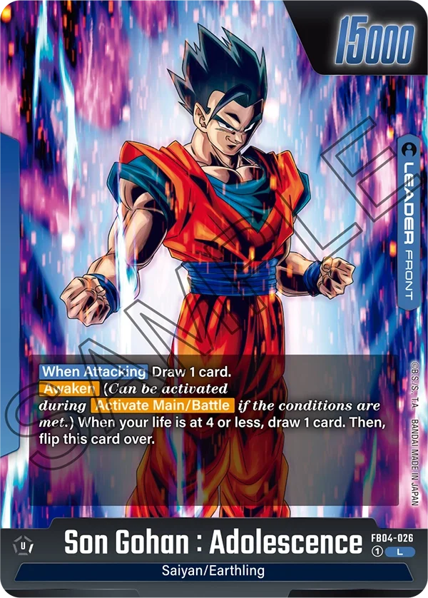 Son Gohan : Adolescence, Ultra Limit FB04-026