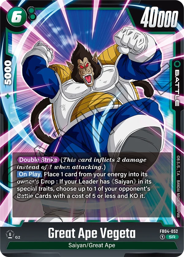 Great Ape Vegeta, Ultra Limit FB04-052