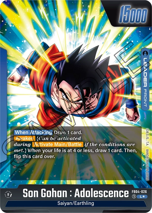 Son Gohan : Adolescence, Ultra Limit FB04-026