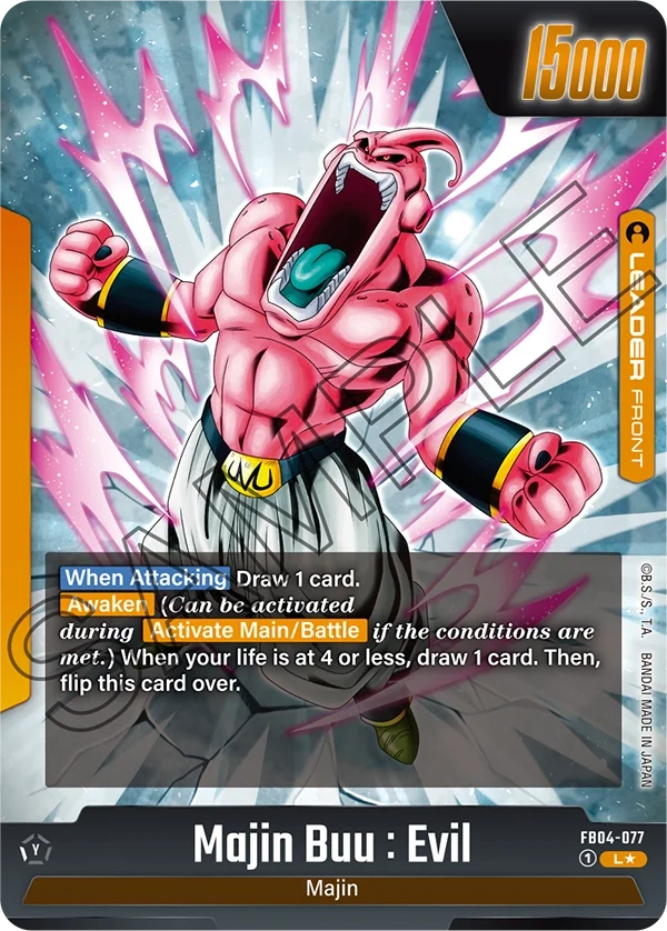 Majin Buu : Evil, Ultra Limit FB04-077