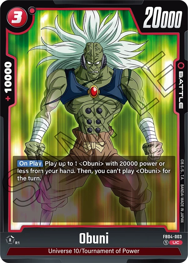 Obuni, Ultra Limit FB04-003