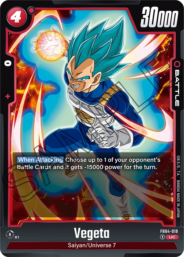 Vegeta, Ultra Limit FB04-019