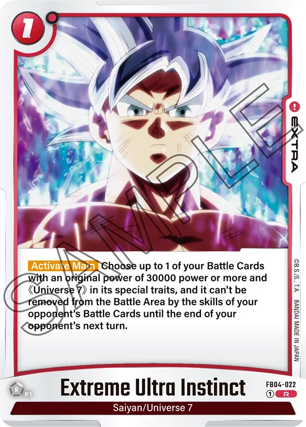 Extreme Ultra Instinct, Ultra Limit FB04-022