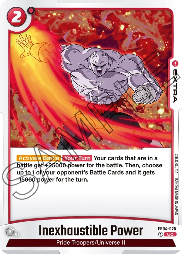 Inexhaustible Power, Ultra Limit FB04-025