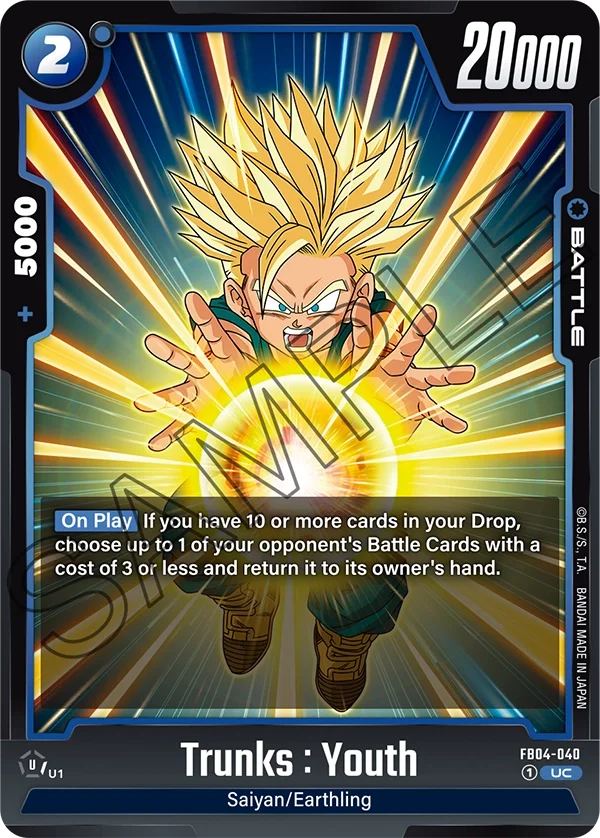 Trunks : Youth, Ultra Limit FB04-040