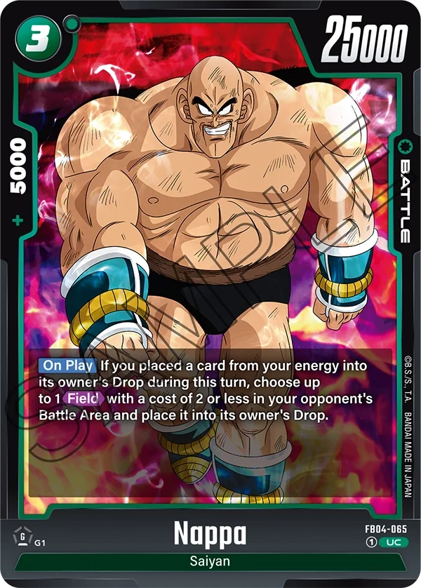 Nappa, Ultra Limit FB04-065