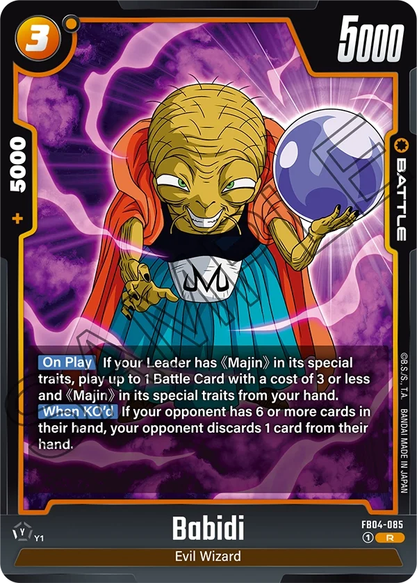 Babidi, Ultra Limit FB04-085