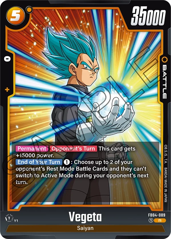 Vegeta, Ultra Limit FB04-089