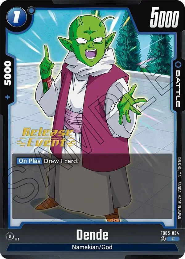 Dende, New Adventure Release Event Cards FB05-034