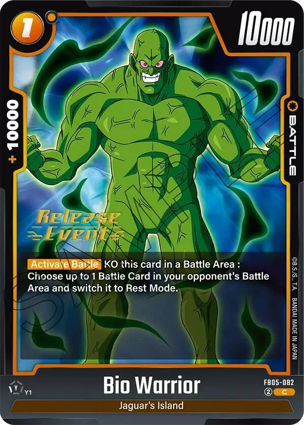Bio Warrior, New Adventure Release Event Cards FB05-082