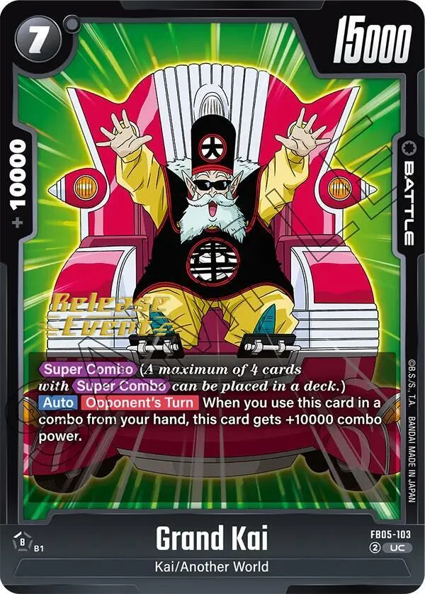 Grand Kai, New Adventure Release Event Cards FB05-103