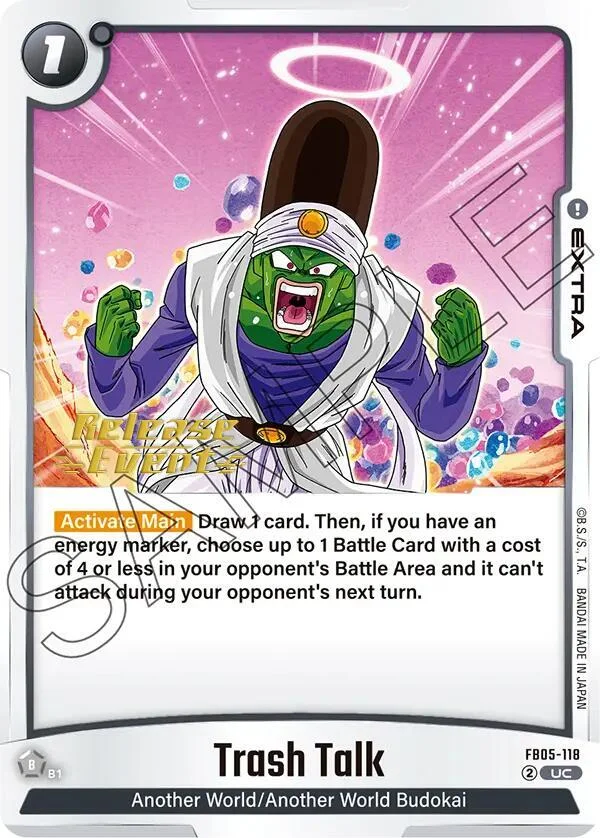 Trash Talk, New Adventure Release Event Cards FB05-118
