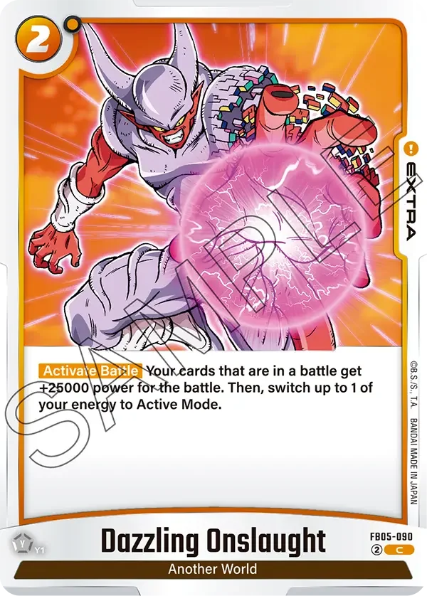 Dazzling Onslaught, New Adventure FB05-090