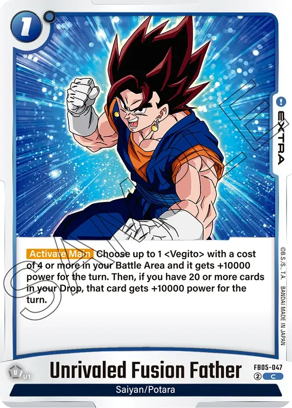 Unrivaled Fusion Father, New Adventure FB05-047