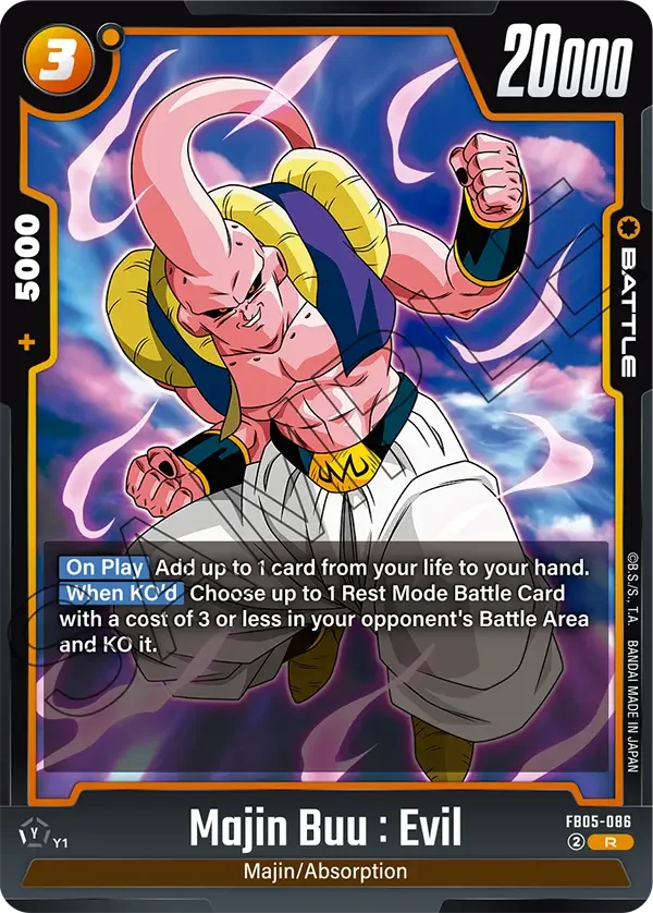 Majin Buu : Evil, New Adventure FB05-086