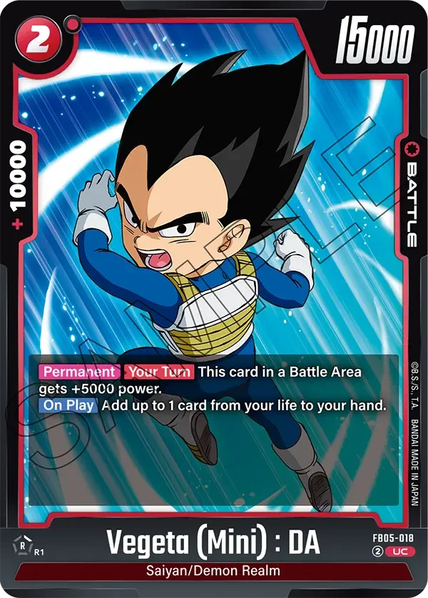 Vegeta (Mini) : DA, New Adventure FB05-018