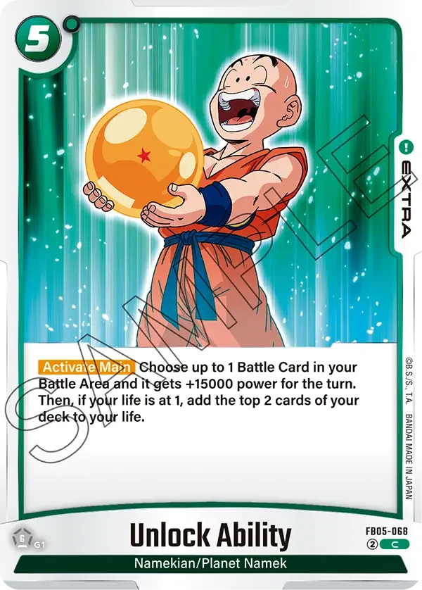 Unlock Ability, New Adventure FB05-068