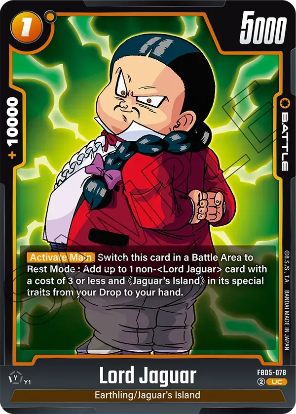 Lord Jaguar, New Adventure FB05-078