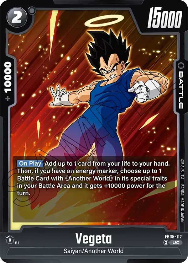 Vegeta, New Adventure FB05-112