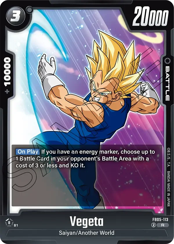 Vegeta, New Adventure FB05-113