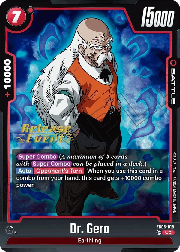 Dr. Gero, Rivals Clash Release Event Cards FB06-019