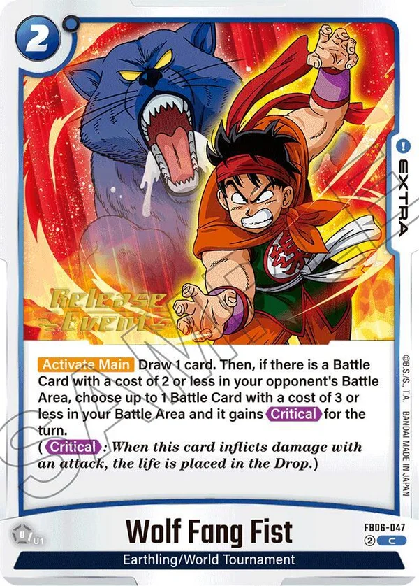 Wolf Fang Fist, Rivals Clash Release Event Cards FB06-047