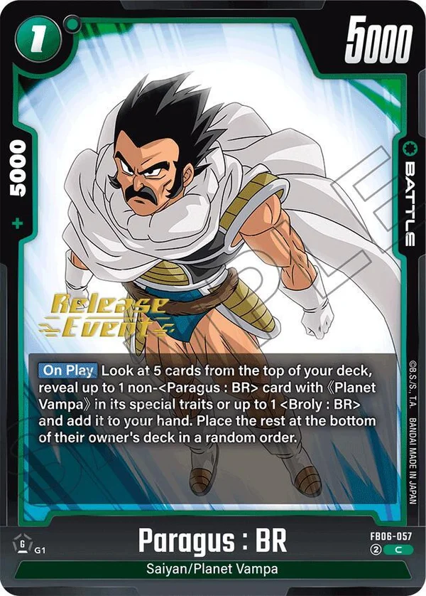 Paragus : BR, Rivals Clash Release Event Cards FB06-057