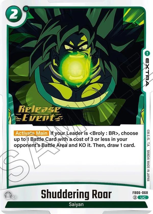 Shuddering Roar, Rivals Clash Release Event Cards FB06-068