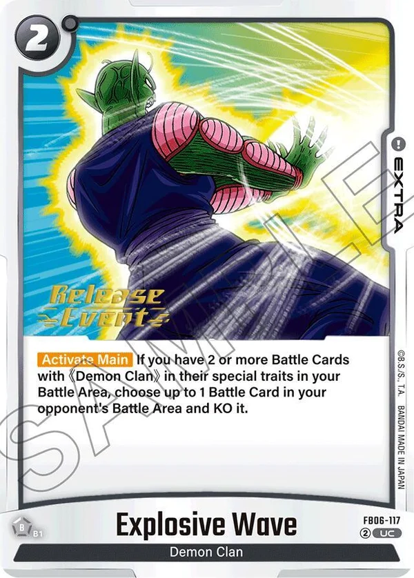 Explosive Wave, Rivals Clash Release Event Cards FB06-117