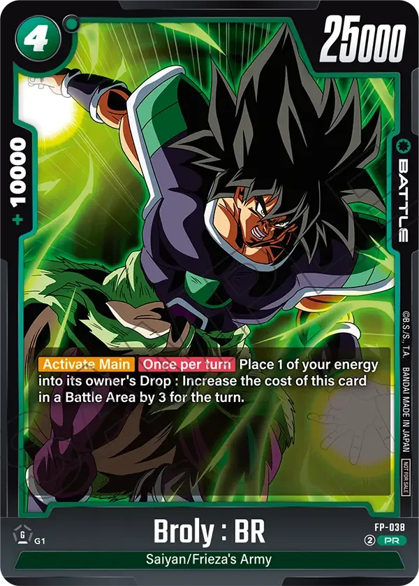 Broly : BR, Rivals Clash Release Event Cards FP-038