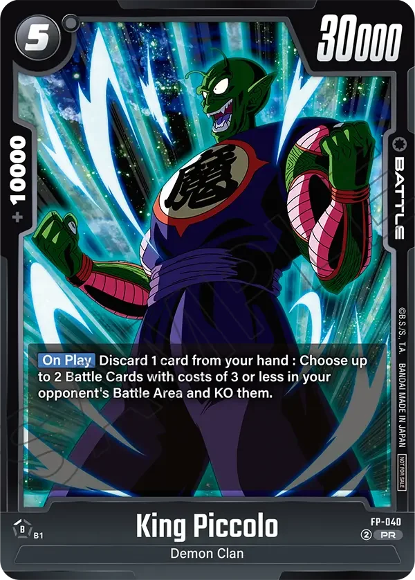 King Piccolo, Rivals Clash Release Event Cards FP-040