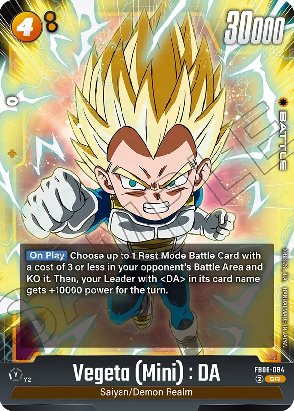 Vegeta (Mini) : DA, Rivals Clash FB06-084