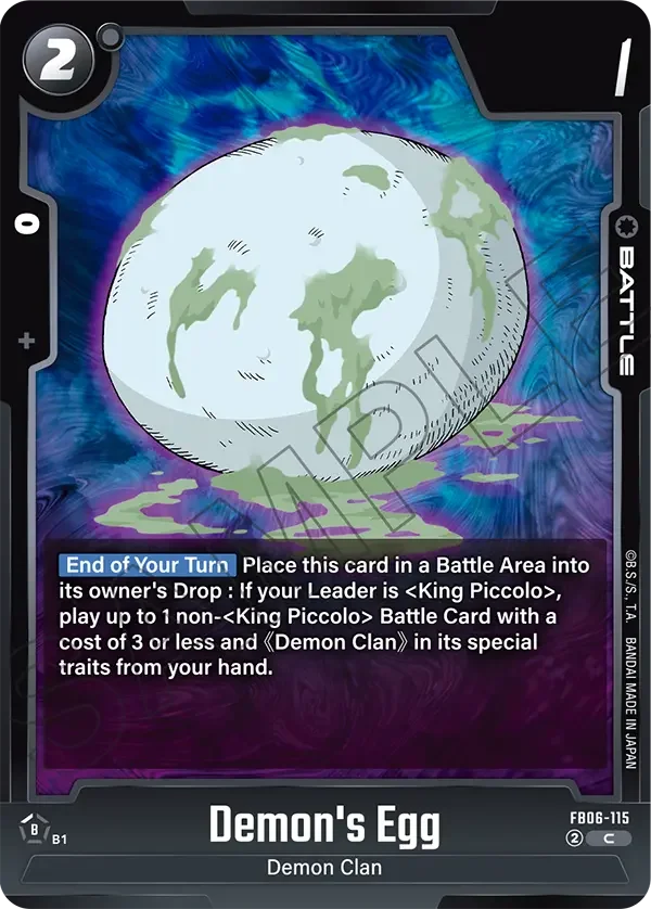 Demon's Egg, Rivals Clash FB06-115