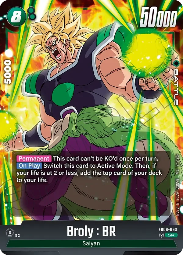 Broly : BR, Rivals Clash FB06-063