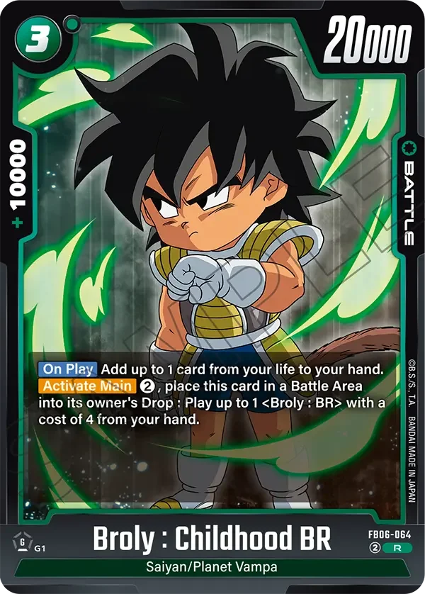 Broly : Childhood BR, Rivals Clash FB06-064