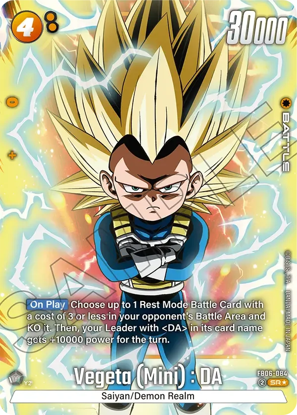 Vegeta (Mini) : DA, Rivals Clash FB06-084